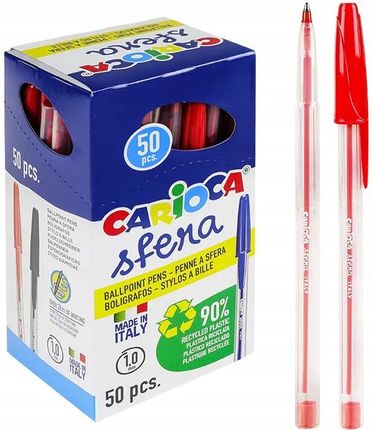 Colored Pens Fiorella - 10 Pcs BALL POINT PENS CARIOCA