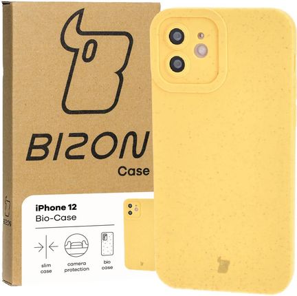 Bizon Etui Bio Case Do Apple Iphone 12 Żółte