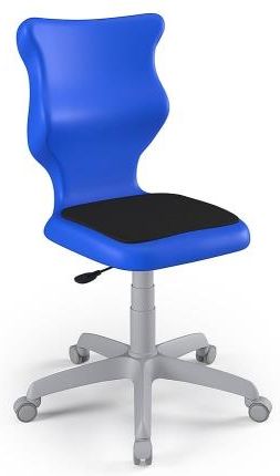 Entelo Krzesło szkolne Twist Soft GY niebieskie rozmiar 6 (159-188 cm) bez podłokietników