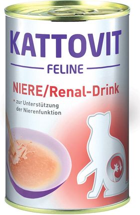 Kattovit Drink Renal Napój Wspomagający Pracę Nerek Kurczak 24x135ml