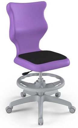 Entelo Krzesło szkolne Twist Soft GY fioletowe rozmiar 6 (159-188 cm) WK+P bez podłokietników