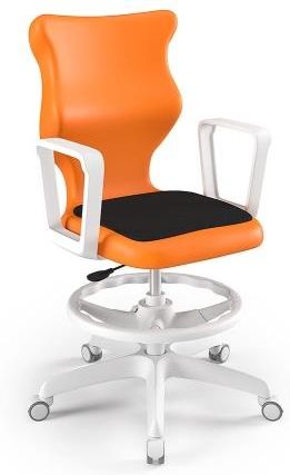 Entelo Krzesło szkolne Twist Soft WH pomarańczowe rozmiar 5 (146 -176,5 cm)  (146 -176,5 cm) WK+P