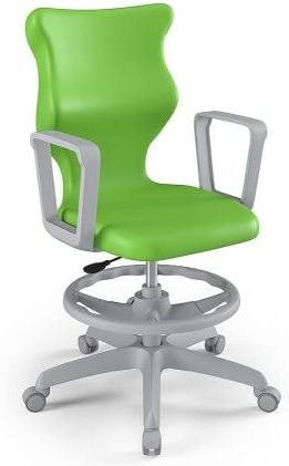 Entelo Krzesło szkolne Twist GY zielone rozmiar 6 (159-188 cm) WK+P z podłokietnikami