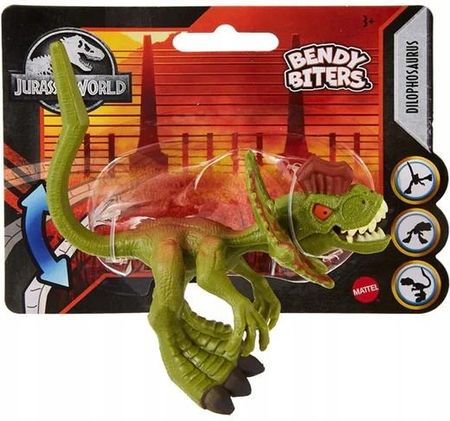Mattel Jurassic World Bendy Biters Dilophosaurus GYX92