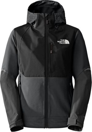 The North Face Kurtka Wiatroodporna W Dawn Turn Hybrid Softshell Jacket Asphalt Grey Tnf Black Asphalt Grey