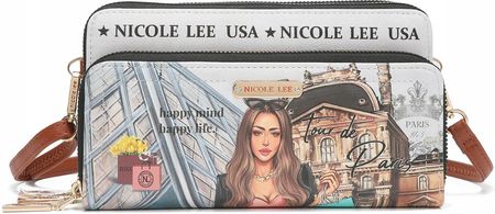 Portfel damski duży listonoszka pasek Nicole Lee