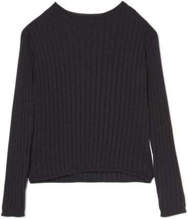 Cropp - Czarny sweter w prążki - Czarny