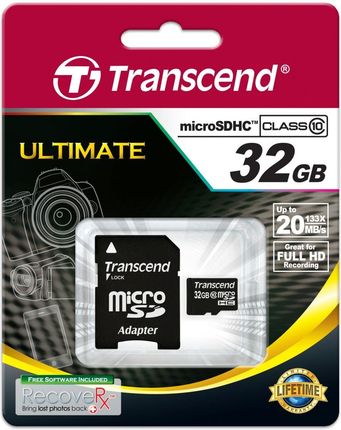 Transcend microSDHC 32GB Class 10 (TS32GUSDHC10)