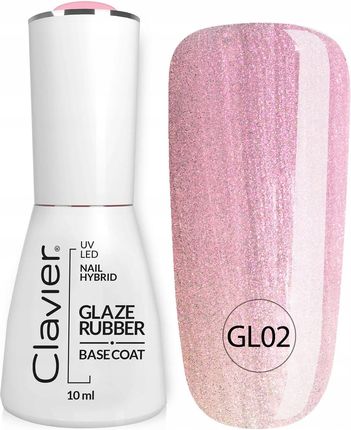 Clavier Luxury Glaze Rubber Base 10ml Gl02 Sugar