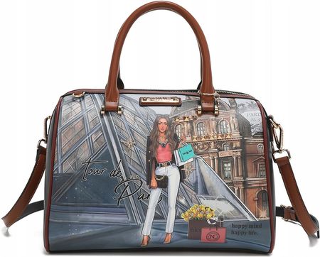 Kuferek torebka damska elegancka Paryż Nicole Lee