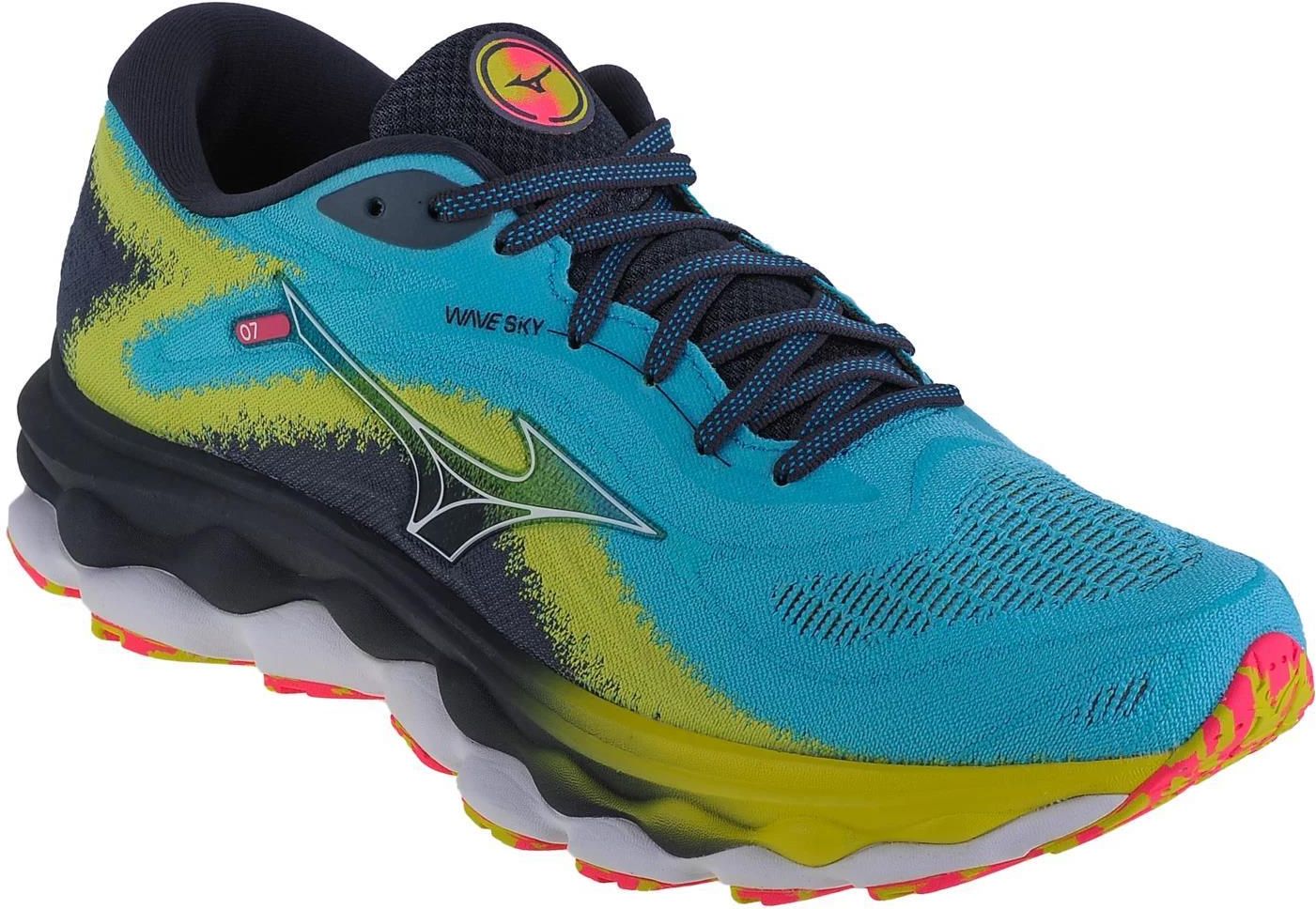 Mizuno Męskie Wave Sky 7 J1Gc230203 Niebieski - Ceny i opinie - Ceneo.pl