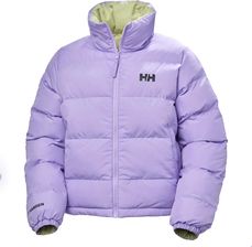Damska Kurtka ocieplana Helly Hansen W YU 23 Reversible Puffer 54061_699 – Fioletowy