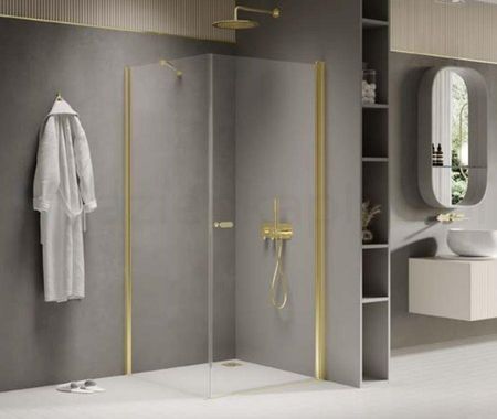 New Trendy New Soleo Light Gold kabina prysznicowa K1844 - Odbiór w ponad 800 miastach!