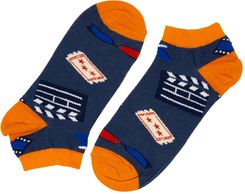 Zdjęcie Skarpety stopki bawełniane kolorowe KLAPS - Mordy