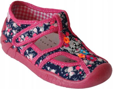 Buty dla dziewczynki kapcie domowe kotek ARS H017 r.21