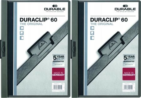Durable Skoroszyt Zaciskowy Duraclip 60 X5