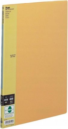 Pentel Album Ofert.A4/A3 20Kie.Żółty Dcf642G Side