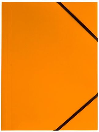 Tetis Teczka Kartonowa A4 Z Gumką Narożną Pomarańczowa B