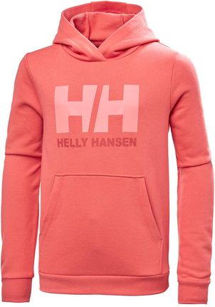 Dziecięca Bluza Helly Hansen JR HH Logo Hoodie 2.0 41677_098 – Różowy