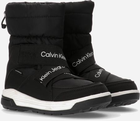 Zimowe buty dla dzieci Calvin Klein V3X5-80755-1485999 37 Czarne (8052578374009)