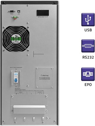 Qoltec Чиста синусоїда 6 кВА 4 8 кВт РК-дисплей USB (53982) - фото 2