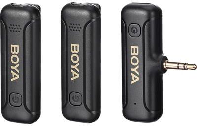 Boya BY-WM3T2-M2 - 2.4G Mini Wireless Microphone--for DSLR Camera 1+2