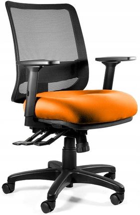 Unique Fotel Ergonomiczny Krzesło Saga Plus M Pomarańcz