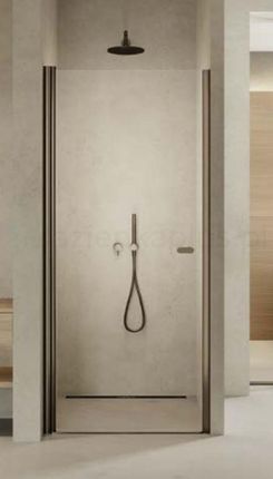 New Trendy New Soleo Gunmetal Brushed drzwi prysznicowe D0530A - Odbiór w ponad 800 miastach!