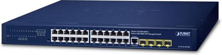 PLANET IPv4/IPv6, 24-Port (GS421024T4SR)