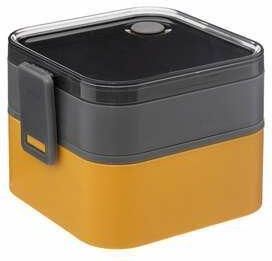 Lunch box 5five simply 1,5l żółty/czarny