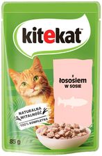 Kitekat Łosoś W Sosie Dla Dorosłych Kotów 28x85g