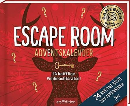 24 knifflige Weihnachtsrätsel. Escape Room Adventskalender