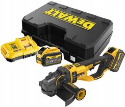 Akumulatorowa szlifierka kątowa DeWalt DCG460X2-QW 54V 2x9,0 Ah XR tarcza 180- 230mm Kufer Nowość