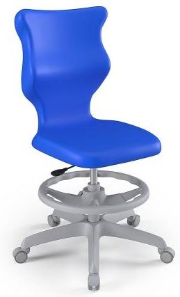 Entelo Krzesło szkolne Twist GY niebieskie rozmiar 6 (159-188 cm) WK+P bez podłokietników