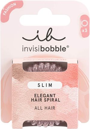 Invisibobble Slim Pink Monocle Slim Spirals Pack Of 3 Gumki Do Włosów