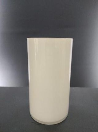Mondex Wazon Szklany Cylinder Biały 15,5Xh29Cm