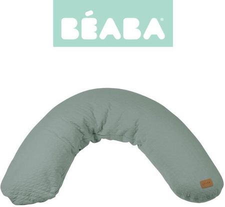 Beaba Ergonomiczna Poduszka Rogal Dla Kobiet W Ciąży I Karmiących Big Flopsy ™ Fleur De Coton Sage Green (38325)