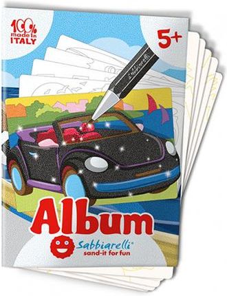 Sabbiarelli Album Do Kolorowania Piaskiem Auta 5L+ (38412)