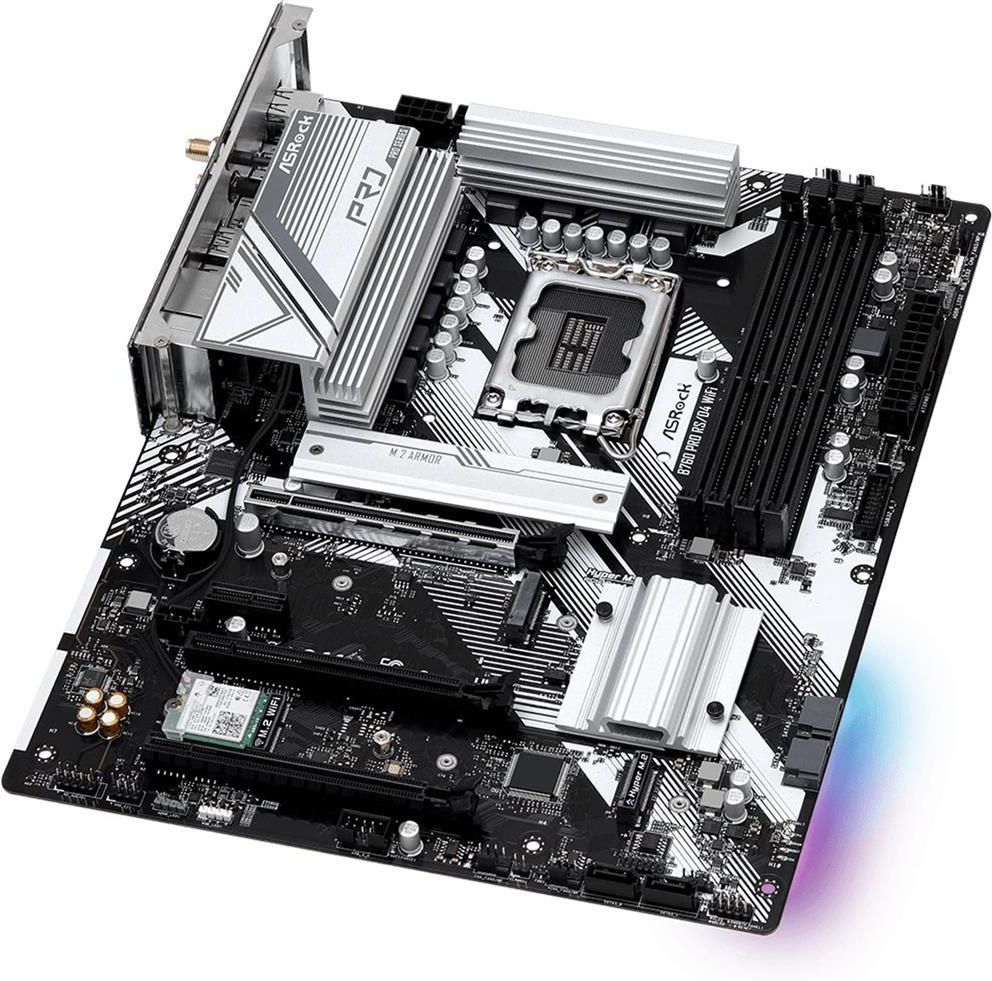 マザーボード B760 PRO RS/D4 WiFi ASRock > B760 Pro RS/D4 WiFi White
