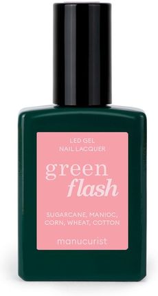 Manucurist Green Flash Led Gel Nail Lacquer Lakier Do Paznokci 15ml Pink Paradise
