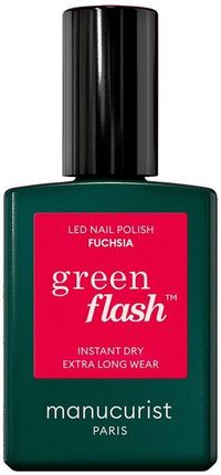 Manucurist Green Flash Instant Dry Extra Long Wear Lakier Do Paznokci 15ml Fuchsia