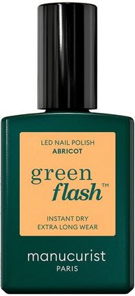 Manucurist Green Flash Instant Dry Extra Long Wear Lakier Do Paznokci 15ml Abricot