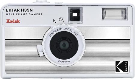 Aparat Analogowy Kodak EKTAR H35N Camera Striped Silver