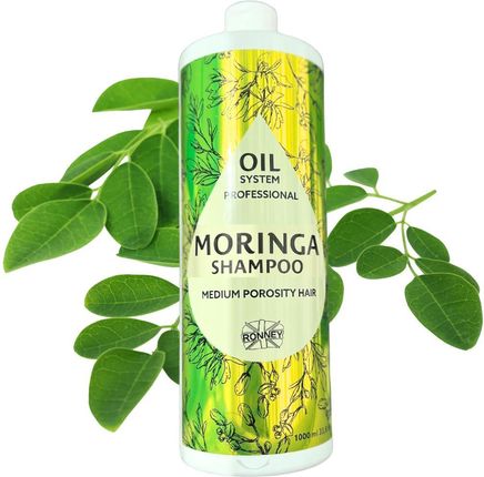 Ronney Szampon Do Włosów Średnioporowatych Olejek Moringa 1000 ml