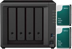 Serwer plików Synology DS923+ 4-bay + 2 x Dysk Synology HAT3300-8T 8TB 256MB 5400 obr./min