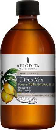 Afrodita Massage Oil Citrus Mix Naturalny Olejek Do Masażu