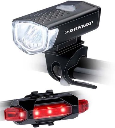 Dunlop światła rowerowe LED przód-tył
