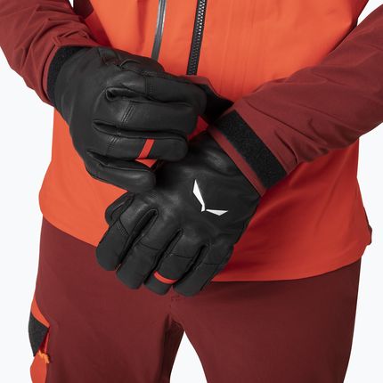 Kurtka Softshell Męska Salewa Sella Dst Hyb Syrah - zdjęcie 3