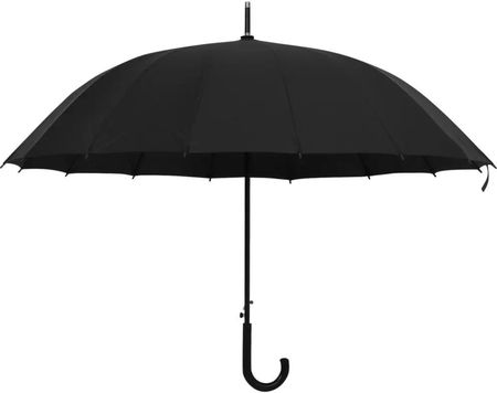 Parasolka automatyczna, czarna, 120 cm - zdjęcie 2