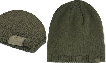 Męska ciepła czapka zimowa 4F CAPM304 43S khaki